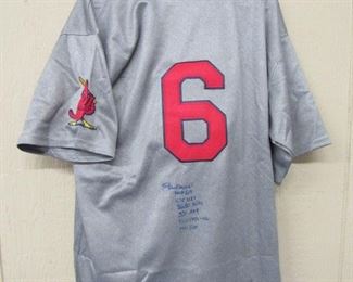 Stan Musial Autographed Jersey w/Certificate