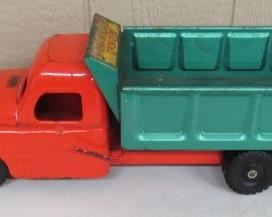1950's Metal  Structo Toys Hydraulic  Dump Truck