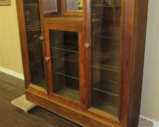 Oak Display Cabinet