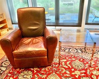 Room and Board leather recliner