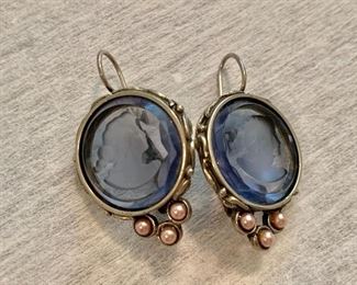 Intaglio earrings