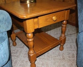 Another end table in oak