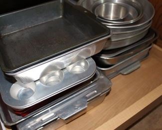 Baking, bakeware, pie pans, etc