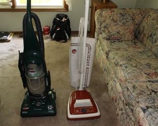Two Eureka vacuums