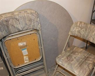 Card table and chair set