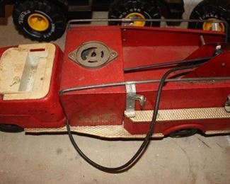 Part of an old fire engine toy