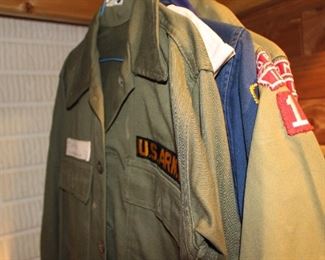 U.S. Army and boy scout