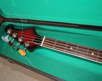 Unknown maker bass guitar, 1970s era, but in really nice condition