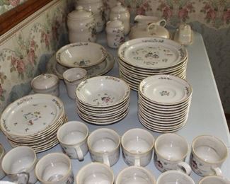 Large set of dishes - dishwasher safe, microwaveable