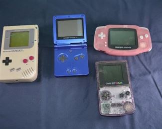 Various game systems, pink Advance works - rest still need to be tested