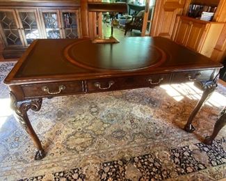 Stunning Leather Top Desk