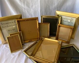 Eleven Gold Tone Frames