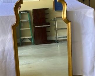 Gold Tone Moroccan Style Mirror