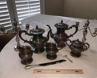 Sterling Silver Tea and Coffee Party Set