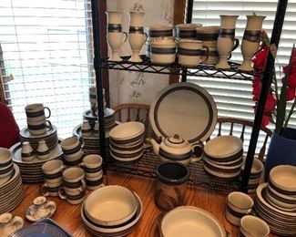 Huge set of dishes