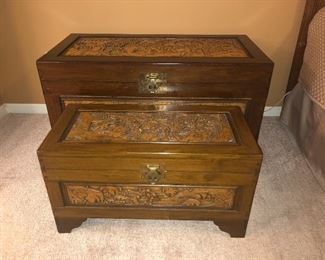 Set 2 storage chests