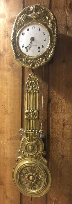 Morbier French Antique clock (working)