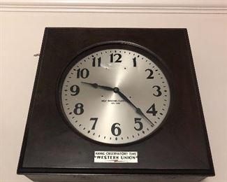 Western Union (Working)  All clocks serviced on 8/26/21