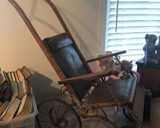 Antique wheel chair