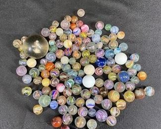 Vintage Mixed Lot of Marbles