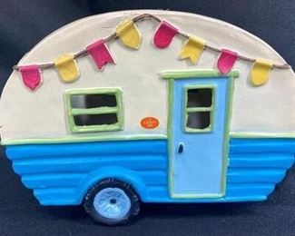 Solar Power Travel Trailer Garden Patio Light UNTESTED