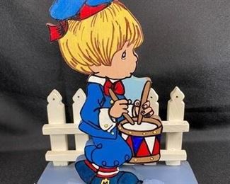 Precious Moments Drummer Boy Handmade Napkin Holder