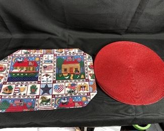 Americana Country Rustic Red Placemats