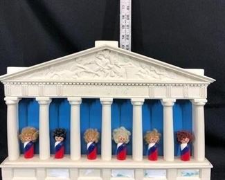 Grecian Roman building plaque with NAME holders lots