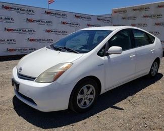 100: 2009 Toyota Prius
CURRENT SMOG Year: 2009
Make: Toyota
Model: Prius
Vehicle Type: Passenger Car
Mileage: 76,633
Plate:
Body Type: 4 Door Hatchback
Trim Level: Standard; Touring
Drive Line: FWD
Engine Type: L4, 1.5L
Fuel Type: Gasoline
Horsepower: 76HP
Transmission:
VIN #: Jtdkb20u897865000