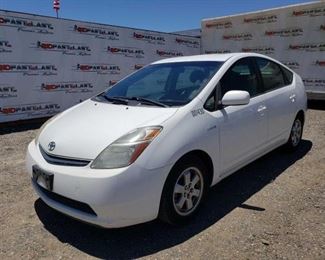 102: 2009 Toyota Prius
CURRENT SMOG Year: 2009
Make: Toyota
Model: Prius
Vehicle Type: Passenger Car
Mileage: 83,213 Plate:
Body Type: 4 Door Hatchback
Trim Level: Standard; Touring
Drive Line: FWD
Engine Type: L4, 1.5L
Fuel Type: Gasoline
Horsepower: 76HP
Transmission:
VIN #: Jtdkb20u497879413