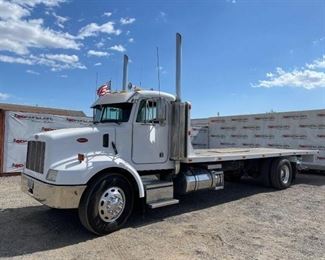 80: 1995 Peterbilt 330
VERY CLEAN TRUCK... MUST SEE..
VIN: 1XP-NHF7X-6-SN393155
Plate: none
Mileage: 116,074
Doc Fee: $70
Note
OUT OF STATE BUYER ONLY, California title on hand, CAT Diesel engine model 3116 9 speed trans,