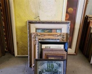 4056
Two Mirrors And Eleven Pieces Of Art Work
Art Work Measures From: 11.5"×14.5"-39"×49.5"