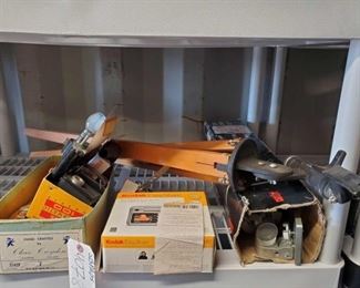 4078
Vintage Kodak Instamitic 100 Camera, Kodak C340, Two Tripods And More
Vintage Kodak Instamitic 100 Camera, Kodak C340, Two Tripods And More