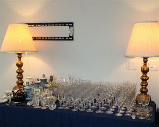 STEMWARE, LAMPS, CUTCO
