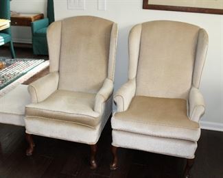 2 WINGBACK CHAIRS