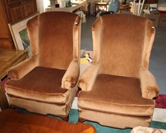 2 WINGBACK CHAIRS