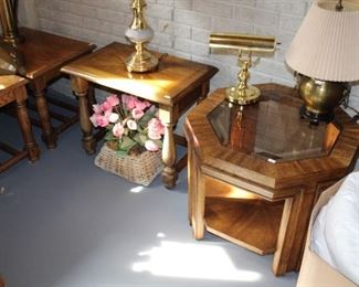 ACCENT TABLES, LAMPS
