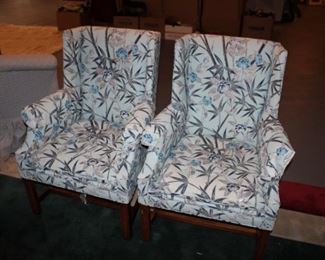 2 WINGBACK CHAIRS