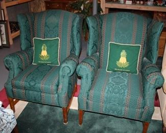 2 WINGBACK CHAIRS