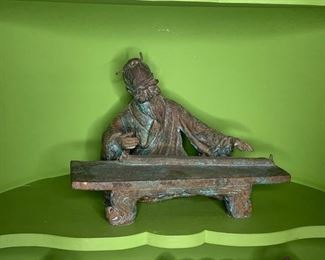 Heave Cast metal sculpture