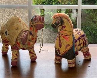Vintage Thai Quilted Animals