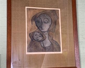 Etienne Ret " Mother and Babe" 75/100