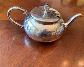 Silver Plate individual tea pot