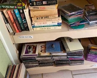 CD's Records and books