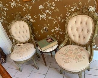 Ornate French Chairs