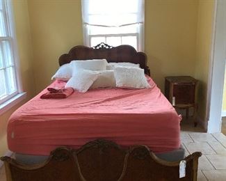 Bed ( mattress and Box Springs not for sale)
Bed Side Table