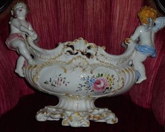 Ornate cherub  bowl