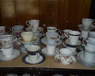 Cup & Saucer collection  (some probably match tea pots)