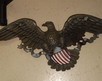 Wall hanging of eagle 