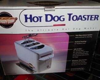 NIB never used hot dog toaster